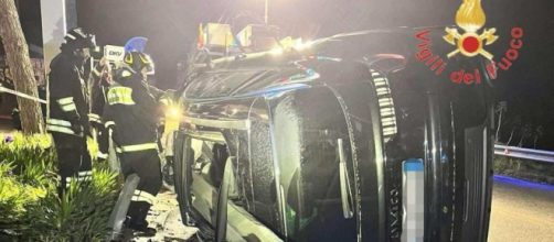 Incidente stradale a Tarsia - © Vigili del Fuoco