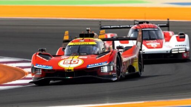 Antonio Giovinazzi in azione sulla Ferrari: pole position per la Rossa nella 1812 km del Qatar © Ferrari.