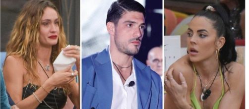 Helena Prestes, Lorenzo Spolverato, Shaila Gatta (©Grande Fratello/Mediaset).