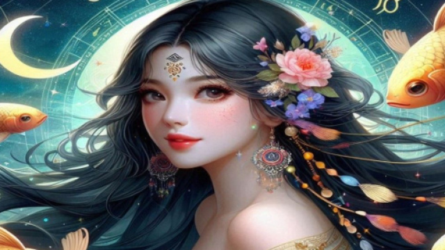 Segno dei Pesci generato con © AI Copilot