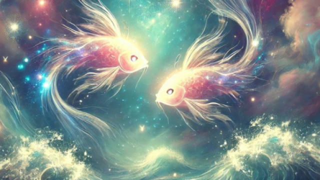 Un'immagine ispirata ai Pesci © Immagine creata con Dall-E