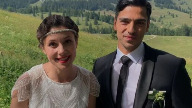 Eleni e Leander in una scena di Tempesta d'amore © Rete 4.