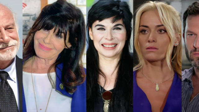 Otello Testa, Marisa Saviani, Monica Cirillo, Clara Curcio, Eduardo Sabbiese © Un Posto al Sole Rai