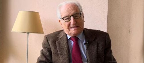 Aldo Tortorella, il partigiano Alessio, durante un contributo alla Camera dei Deputati | Immagine: Facebook