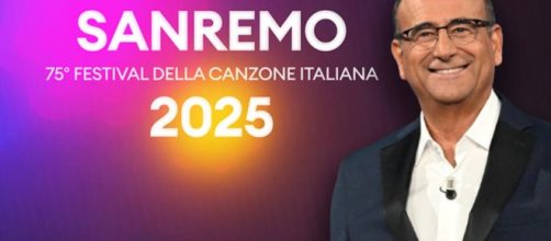 Festival di Sanremo 2025 con Carlo Conti © Rai.