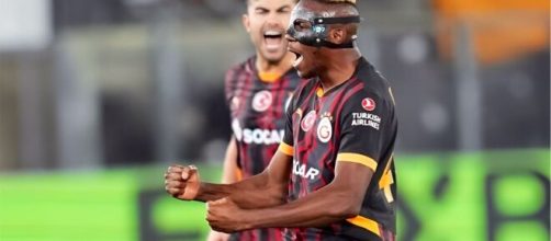 Victor Osimhen, attaccante del Galatasaray. Foto © profilo X/Osimhen