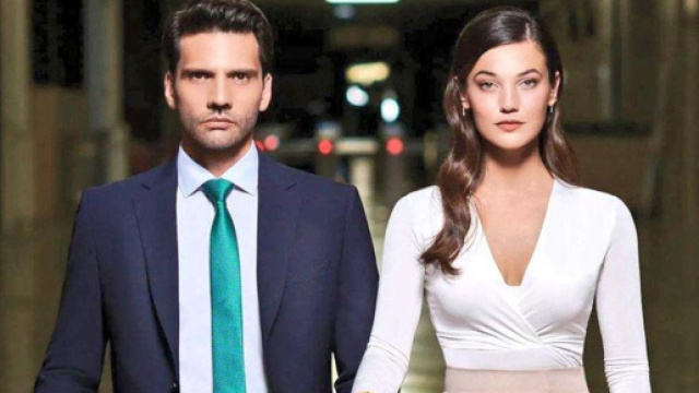 In foto Ilgaz e Ceylin di Segreti di famiglia © Mediaset.