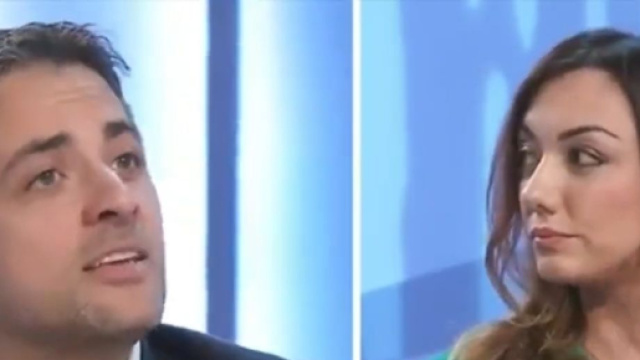 Marco Furfaro e Augusta Montaruli © Tagadà La7