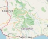 La cartina della Regione Calabria fornita da INGV © INGV.it