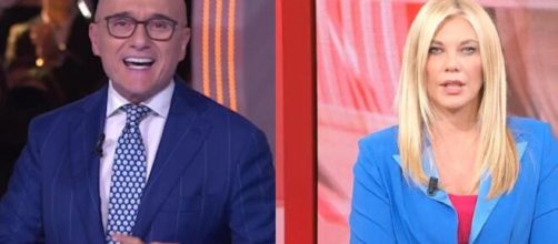 In foto Alfonso Signorini ed Eleonora Daniele © Mediaset-Rai