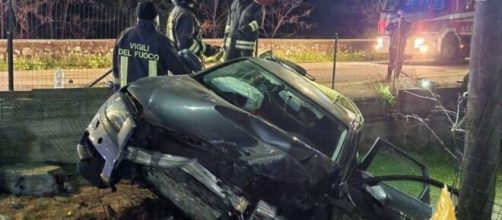 Incidente stradale a Sellia Marina © Vigili del Fuoco