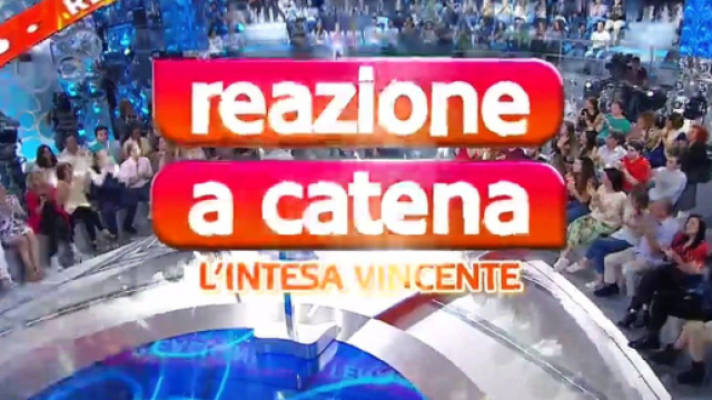 Il logo della trasmissione Reazione a catena © screenshot Rai 1