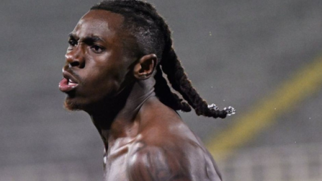 Moise Kean, attaccante della Fiorentina. Foto da &copy; Fiorentina