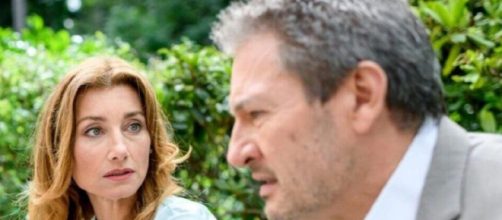 Alexandra e Christoph in una scena di Tempesta d'amore © Mediaset.