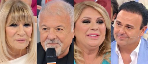 Gemma Galgani, Gian Piero, Tina Cipollari e Cosimo Dadorante - screenshot © Canale 5.