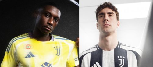Kolo Muani e Dusan Vlahovic. Foto © Juventus