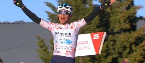 La vittoria di Santiago Buitrago alla Volta Valenciana - © Screenshot Eurosport.