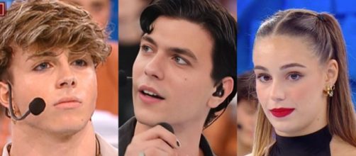 Mattia Zenzola, TrigNo e Alessia - screenshot © Canale 5.