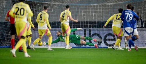 Michele Di Gregorio durante la partita contro il Como © Juventus FC