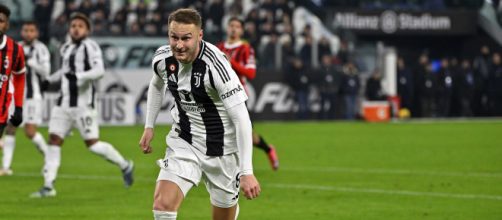 Teun Koopmeiners nella partita contro il Milan © Juventus FC