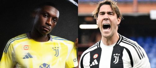 Kolo Muani e Dusan Vlahovic © Juventus FC