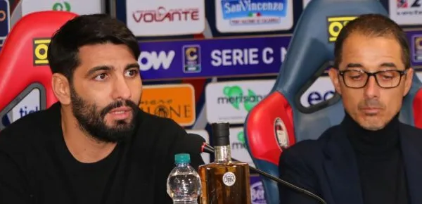 Raffaele Vrenna con Emilio Longo - © Facebook / FcCrotone