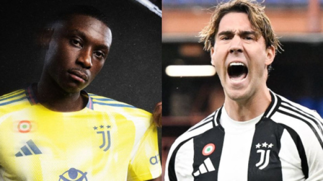 Kolo Muani e Dusan Vlahovic &copy; Juventus FC