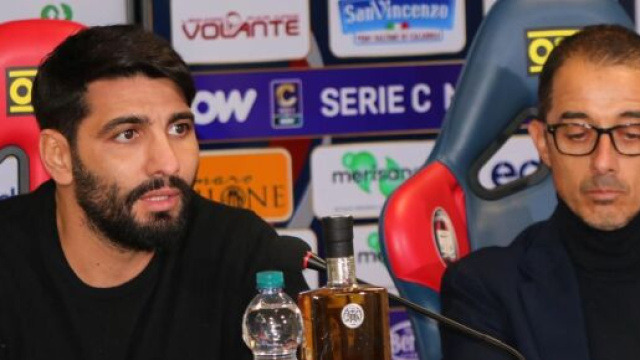 Raffaele Vrenna con Emilio Longo - © Facebook / FcCrotone