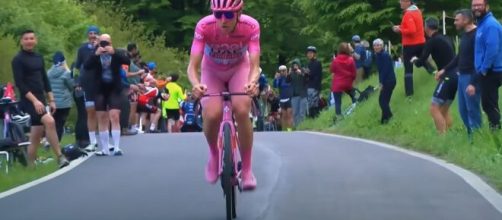 Tadej Pogacar - © Screenshot Eurosport