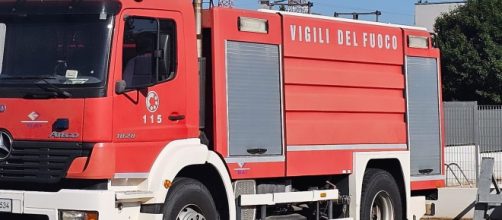 Un mezzo dei Vigili del Fuoco - © Facebook / Vigili del Fuoco