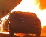 Auto in fiamme a Reggio Calabria - © Youtube.