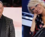 In foto Maria De Filippi e Amadeus © Mediaset.