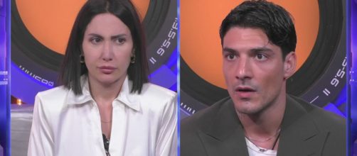 Jessica Morlacchi e Lorenzo Spolverato (© Grande Fratello/Mediaset).