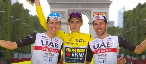 Jonas Vingegaard vincitore del Tour 2023 - © YouTube Tour de France.
