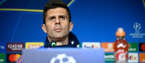 Thiago Motta in conferenza stampa © Juventus FC