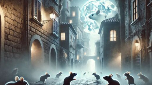Un'immagine ispirata alla Smorfia numero 11, "i topolini" © Immagine creata con Dall-E