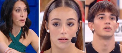 Deborah Lettieri, Alessia e Daniele - screenshot © Canale 5.