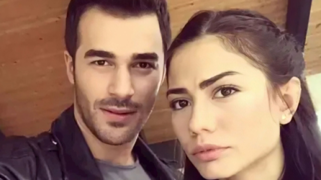 Demet Ozdemir con Yusuf Çim, l'interprete di Ozan in ©Tradimento