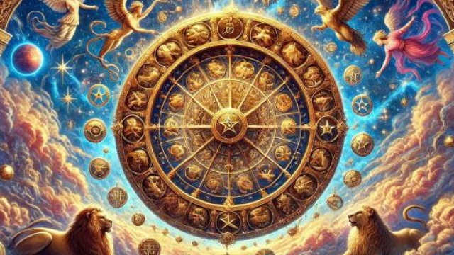 Immagine ispirata alla carta della Ruota della Fortuna. © Immagine creata con Dall-E