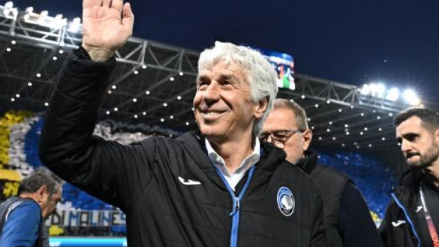 Gasperini festeggia screenshot © eurosport