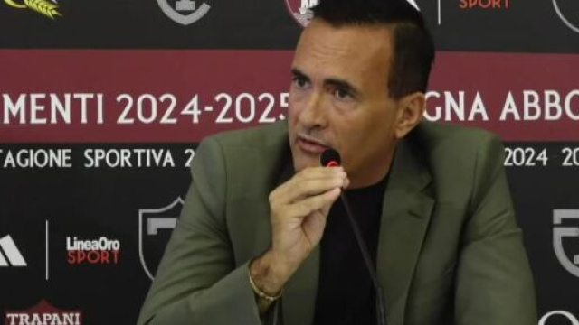 Valerio Antonini, presidente del Trapani - &copy; Youtube / Trapani Calcio