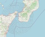 Terremoto registrato nello stretto di Messina nei pressi di Reggio Calabria - © Ingv