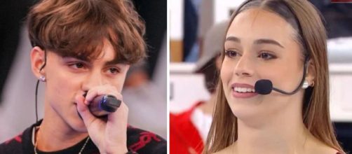 Luk3 e Alessia - screenshot © Canale 5.