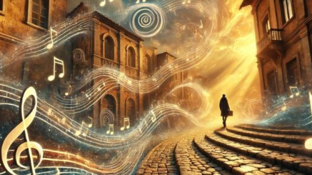 Immagine ispirata al numero 55, nella Smorfia la musica &copy; Immagine creata con Dall-E