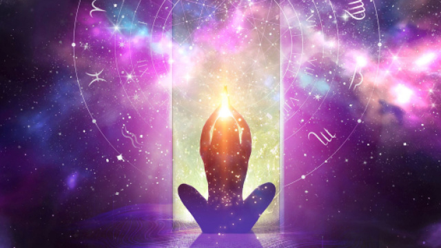 Immagine dello zodiaco con figura in primo piano &copy; freepik