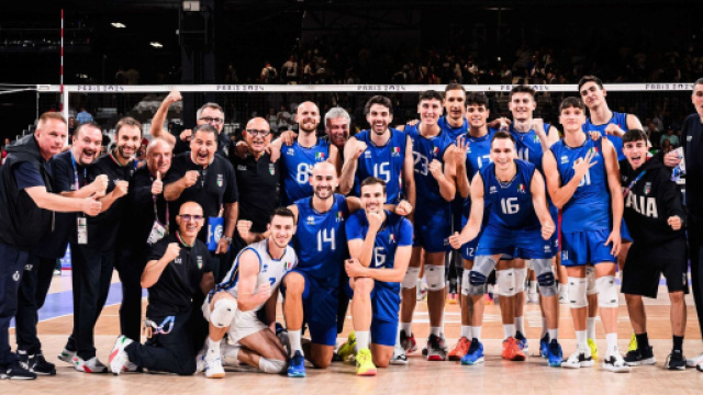 Italia maschile Volley © Pagina Facebook ufficiale della Federazione Italiana Pallavolo