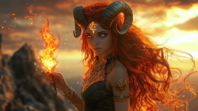 Ariete, Immagine creata con IA Midjourney