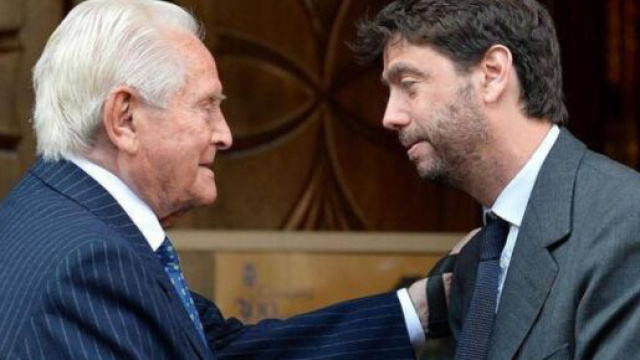 Giampiero Boniperti e Andrea Agnelli &copy; X