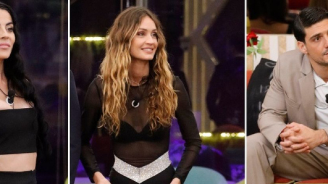 Shaila Gatta, Helena Prestes e Lorenzo Spolverato - screenshot © Mediaset.