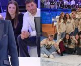 In foto Maria De Filippi e il cast del serale di Amici 2025 © Mediaset